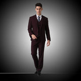 (Jacket+Vest+Pants+Tie) 2015 New Men Wedding Suits Slim Tuxedo Brand Fashion Formal Costumes Business Dress Suits Blazer H0285