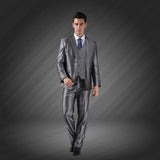 (Jacket+Vest+Pants+Tie) 2015 New Men Wedding Suits Slim Tuxedo Brand Fashion Formal Costumes Business Dress Suits Blazer H0285