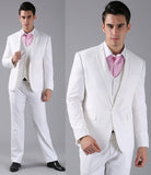 (Jacket+Vest+Pants+Tie) 2015 New Men Wedding Suits Slim Tuxedo Brand Fashion Formal Costumes Business Dress Suits Blazer H0285