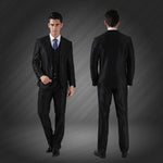 (Jacket+Vest+Pants+Tie) 2015 New Men Wedding Suits Slim Tuxedo Brand Fashion Formal Costumes Business Dress Suits Blazer H0285